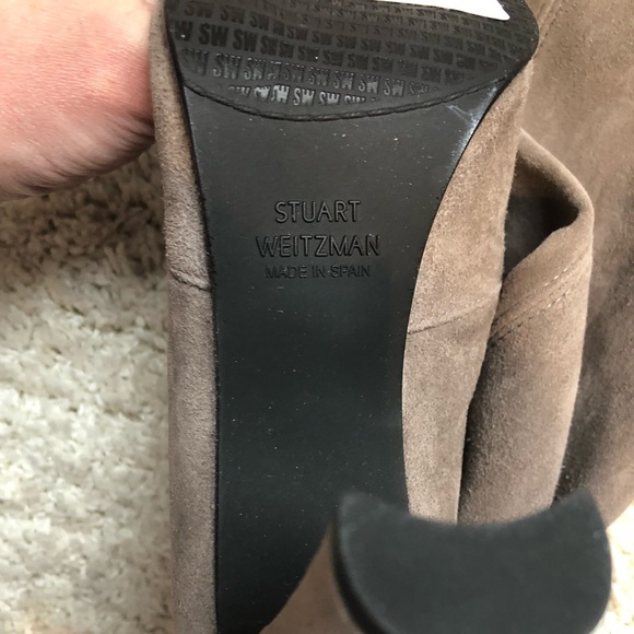 Stuart Weitzman Gray Over The Knee Boots - Picture 3 of 7